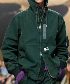 FW25 Sacai Carhartt Green Jacket