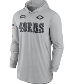 San Francisco 49ers Salute to Service 2024 Hooded T-Shirt