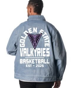 Golden State Valkyries Blue Denim Jacket