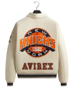 Kith & Avirex New York Knicks Icon Bomber Jacket
