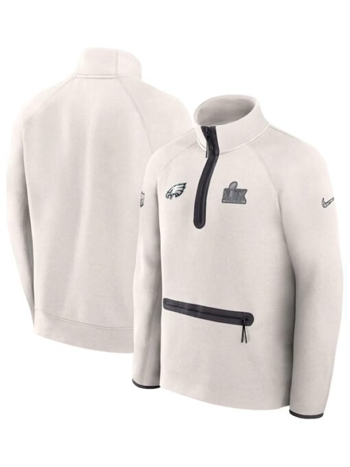 Eagles Super Bowl LIX Opening Night Tech Half-Zip Jacket