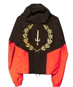American Heritage Flag Black And Red Jacket