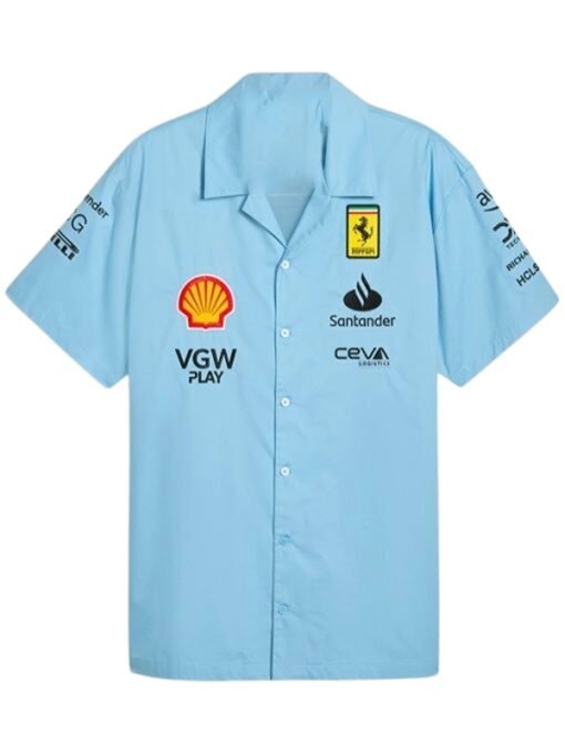 Ferrari Racing Blue Miami Grand Prix Shirt