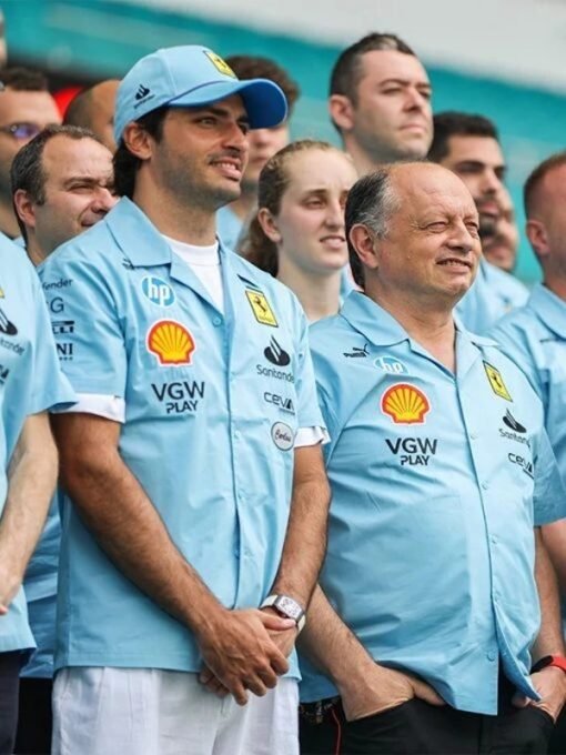 Ferrari Miami Grand Prix Blue Shirt
