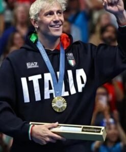 Italy Olympic Hoodie Blackv