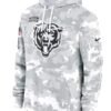 Chicago Bears 2024 Arctic Camo Salute to Service Hoodie