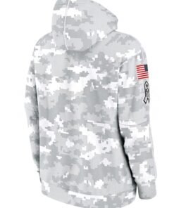 Chicago Bears Arctic Camo Salute Pullover Hoodie