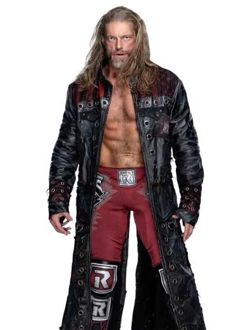 WWE Edge Royal Rumble Trench Black Coat