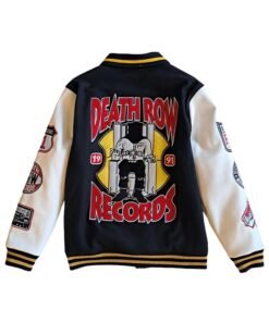 Death Row Records Patched Black & White Jacket