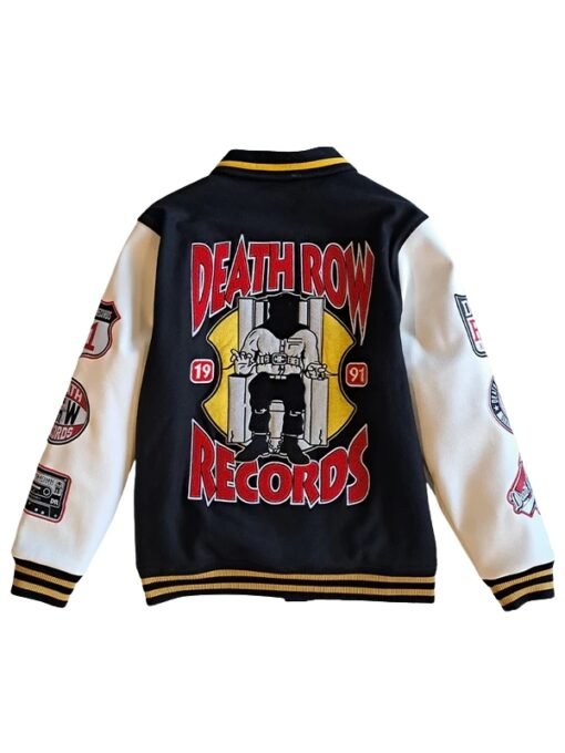 Death Row Records Patched Black & White Jacket