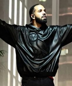 OVO Leather OG Black Hoodie