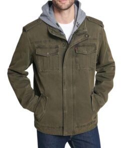 Luigi Mangione Cotton Jacket Green