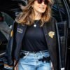 Mariska Hargitay Knicks Playoff Game Jacket