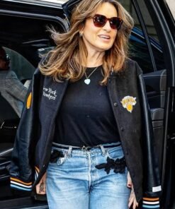 Mariska Hargitay Knicks Playoff Game Jacket