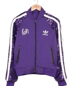 KoRn x Adidas Purple Sequin Track Jacket