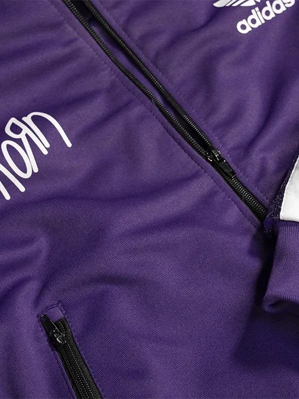 Sequin KoRn x Adidas Track Jacket Purple