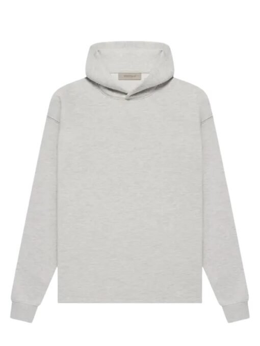 Light Oatmeal Essentials Grey Hoodie