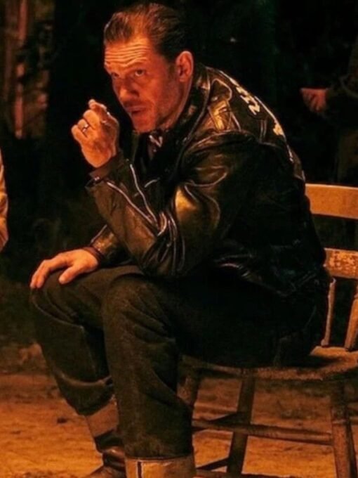 The Bikeriders Tom Hardy Vandals Chicago Black Jacket