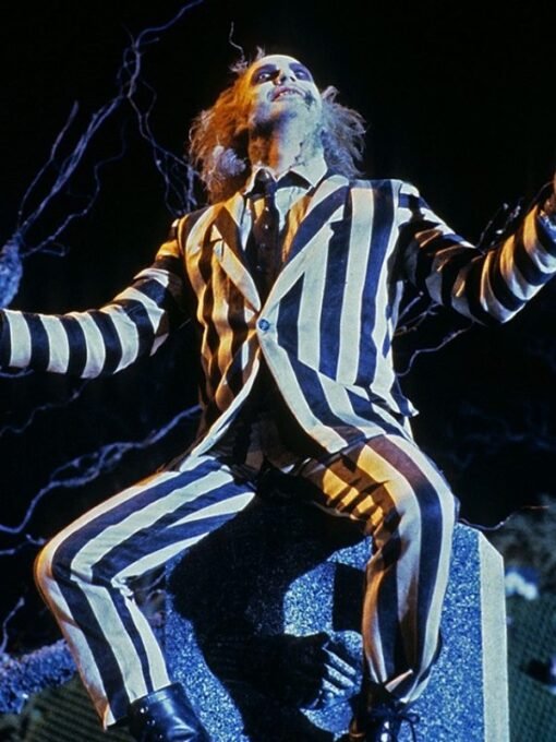 Michael Keaton Beetlejuice 2024 Costume Suit