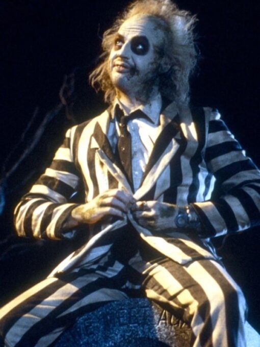 Michael Keaton Beetlejuice Costume Suit