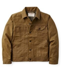 Filson Tin Cloth Cotton Jacket Brown
