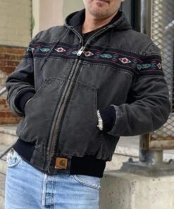 Vintage Carhartt Aztec Bomber Jacket