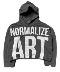 Billionaire Studios Normalize Art Grey Hoodie