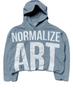 Billionaire Studios Normalize Art Blue Hoodie