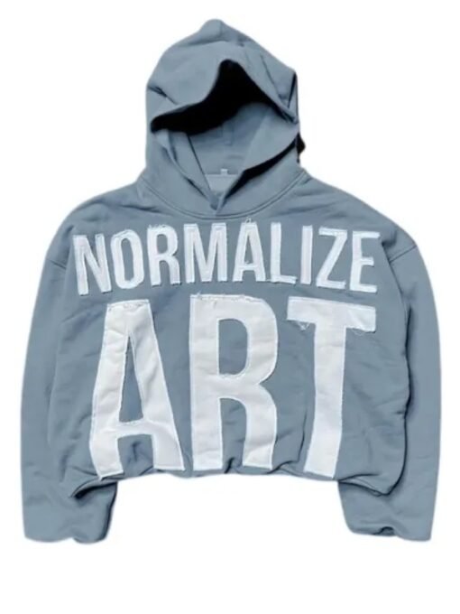Billionaire Studios Normalize Art Blue Hoodie