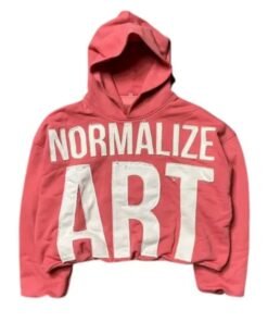 Billionaire Studios Normalize Art Pink Hoodie