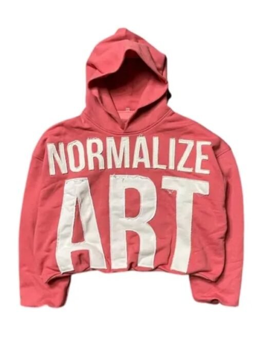 Billionaire Studios Normalize Art Pink Hoodie