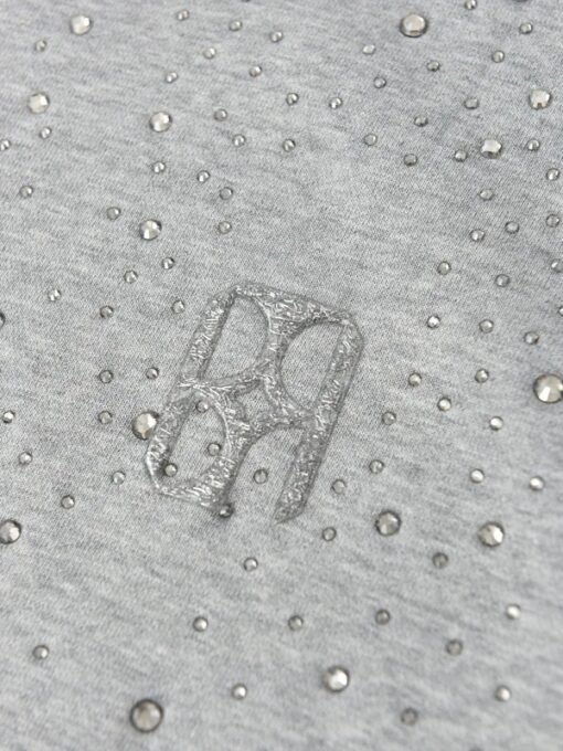 Birth of Royal Child 20K Swarovski Diamond Grey Hoodie