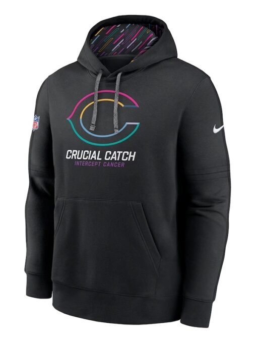 Chicago Bears Crucial Catch Club Pullover Hoodie