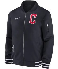 Cleveland Guardians Bomber Jacket Black
