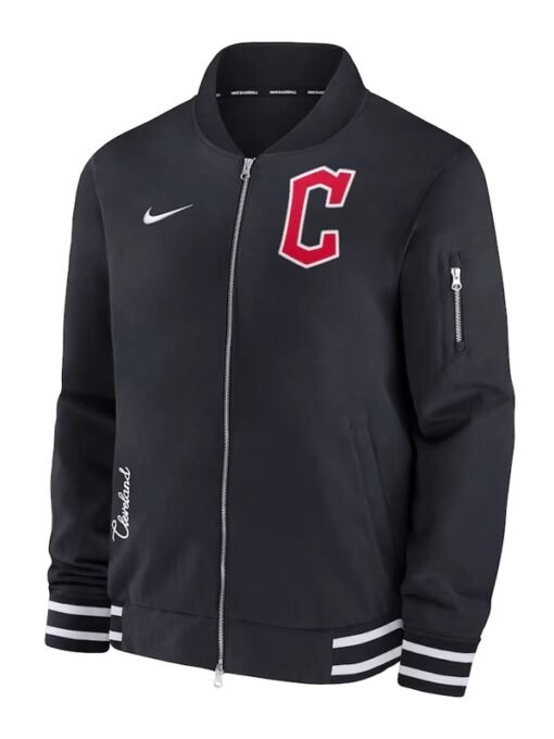 Cleveland Guardians Bomber Jacket Black