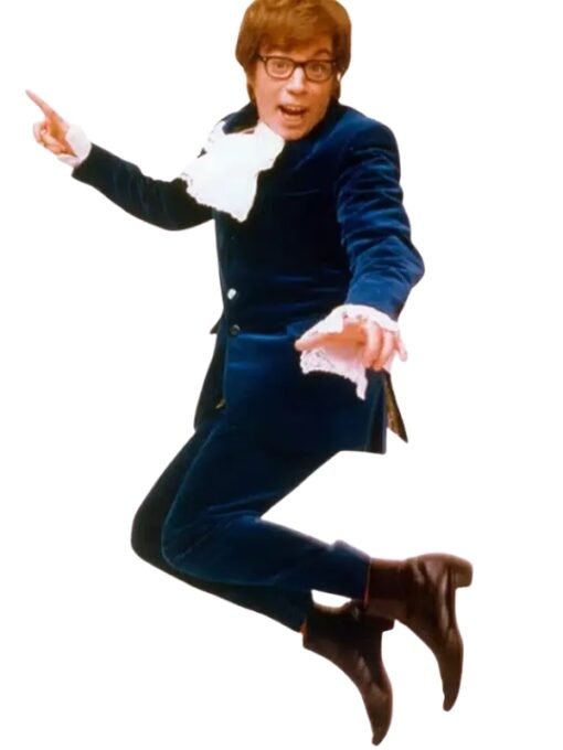 Mike Myers 1997 Movie Austin Powers Suit Blue