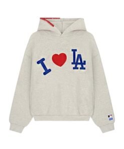 Dodgers x Madhappy I Love LA Hoodie Grey