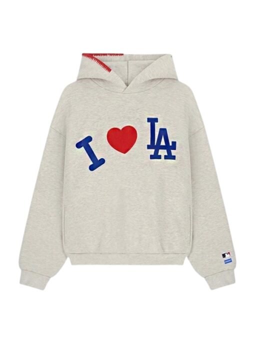 Dodgers x Madhappy I Love LA Hoodie Grey