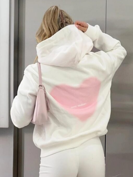 Amare Radiate Love White Hoodie