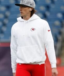 Kansas City Chiefs Sideline Club White Hoodie