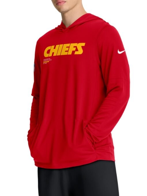 Chiefs Nike Red Kansas City Long Sleeve Hoodie
