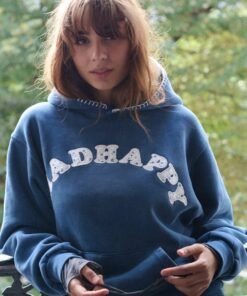 Madhappy Blue Ditsy Cooper Blue Hoodie