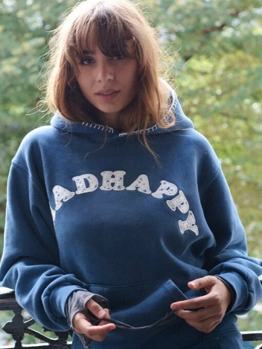 Madhappy Blue Ditsy Cooper Blue Hoodie