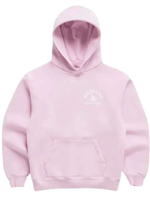 Madhappy Dodgers Fleece Pink Hoodie