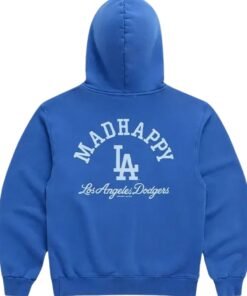 Madhappy Dodgers Blue Fleece Hoodie