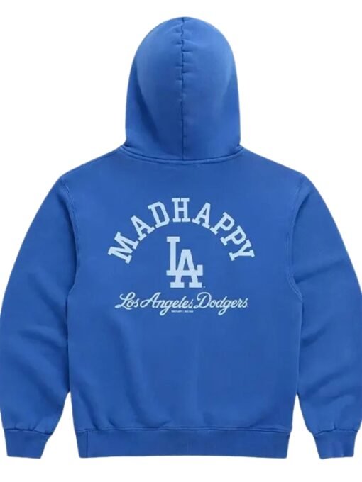 Madhappy Dodgers Blue Fleece Hoodie