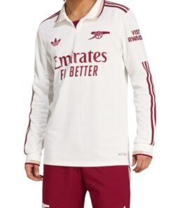 Adidas M Arsenal Long Sleeve Third Authentic Jersey