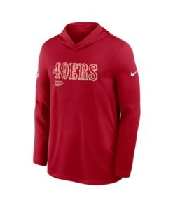 San Francisco 49ers Sideline Performance Hoodie T-Shirt