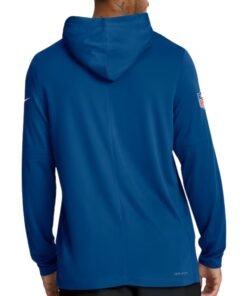 Nike Royal Colts Sideline Pure Hoodie T-Shirt