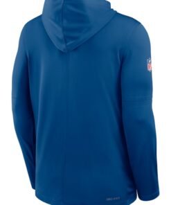 Nike Royal Indianapolis Colts Sideline Hoodie T-Shirt